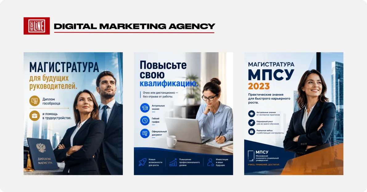 МПСУ — офферы и креативы по факультетам