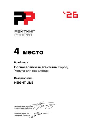 Полносервисные агентства — Город: Услуги для населения — 4 место